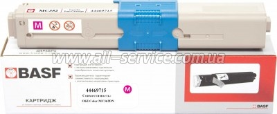 �����-�������� BASF OKI C310/ C330/ C510/ C530 ������ 44469715 Magenta (BASF-KT-MC352-44469715)