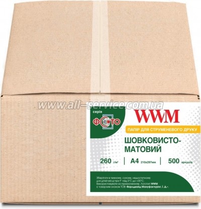  WWM Silky Matte 260/ A4 500 (SM260.500)