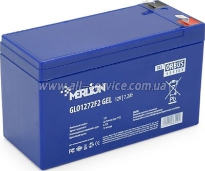 �������������� ������� Merlion GLO 12V 7.2Ah GEL (GLO1272F2 GEL)