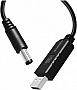 ������ ������� USB to DC 5.5x2.5mm 12V 1.0m black ColorWay (CW-CBUD067-BK)