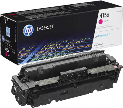 �������� ������������ � ��������� HP 415X HP CLJ Pro M454/ M479/ M480 Magenta (W2033X)