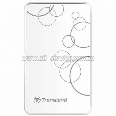  2TB Transcend StoreJet 2.5 USB 3.0  A white (TS2TSJ25A3W)