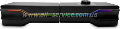   Media-Tech Aragor RGB Light Black (MT3175)