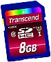   8GB Transcend SDHC Class 10 Ultra High Speed 1 (TS8GSDHC10U1)