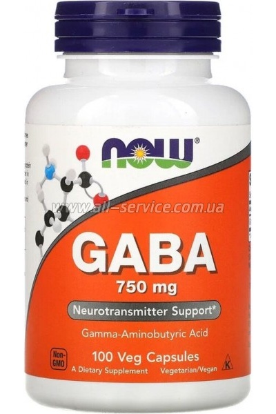  Now Foods GABA (- ) 750 , 100  (NOW-00089)