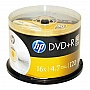  DVD HP DVD+R 4.7GB 16X 50 Spindle (69319/DRE00026-3)