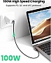 Дата кабель USB-C to USB-C 2.0m 5A 100W US335 90-degree Space Gray Ugreen (70698) Дата кабель USB-C to USB-C 2.0m 5A 100W US335 90-degree Space Gray Ugreen (70698)