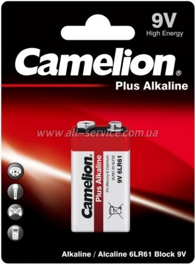  Camelion  6LR61 9V Plus Alkaline * 1 (6LR61-BP1)