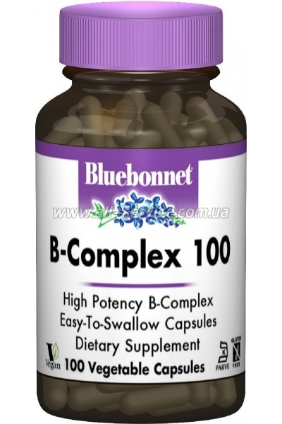 Витамин Bluebonnet Nutrition В-Комплекс 100, 100 гелевых капсул (BLB-00418) Витамин Bluebonnet Nutrition В-Комплекс 100, 100 гелевых капсул (BLB-00418)