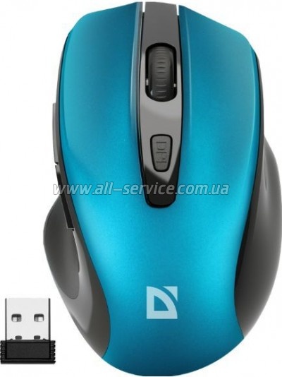  Defender Prime MB-053 Silent Wireless Turquoise (52054)