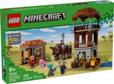 ����������� LEGO Minecraft �������� ����������� � ���������� (21278)