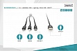 Дата кабель USB 2.0 AM to Lightning + Micro 5P + USB-C 1.0m charge only Digitus (AK-300160-010-S) Дата кабель USB 2.0 AM to Lightning + Micro 5P + USB-C 1.0m charge only Digitus (AK-300160-010-S)
