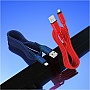 ���� ������ USB 2.0 AM to Micro 5P 1.0m 2.4A nylon X59 red HOCO (6931474744906)