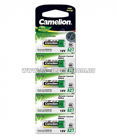  Camelion A27 / LR27 Alkaline * 5 (A27-BP5)