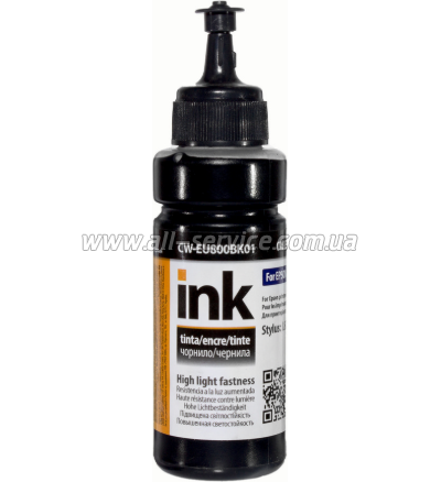 ������� ColorWay Epson 673 Epson L800/ 1800/ EU800BK 100�� Black (CW-EU800BK01)