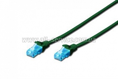   DIGITUS CAT 5e UTP, 3, AWG 26/7, CCA, PVC (DK-1512-030/G) green