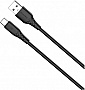 ���� ������ USB 2.0 AM to USB-C 1.0m 3A textured PVC black ColorWay (CW-CBUC094-BK)