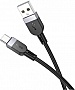 ���� ������ USB 2.0 AM to USB-C 1.0m silicone X109 Energy black HOCO (6942007636247)
