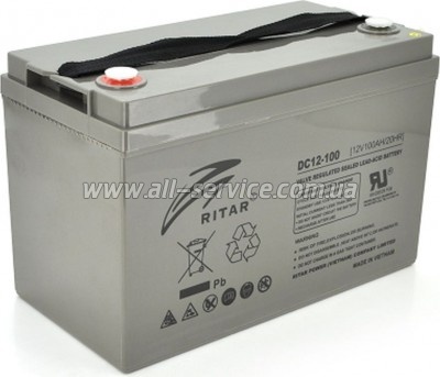 �������������� ������� Ritar AGM 12V 100Ah (DC12-100)