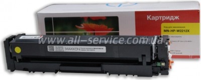 �������� Makkon HP 207X CLJ M282/ M283/ M255dw/ M255nw ������ W2212X yellow (MN-HP-W2212X)