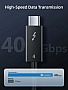 ���� ������ USB-C to USB-C 1.0m Thunderbolt 4 100W Cabletime (CA915422)