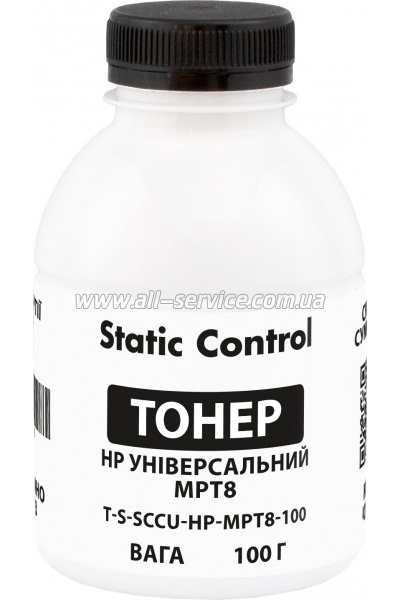 Тонер SCC HP Universal MPT8 бутль 100г Black (TSM-MPT8-100) Тонер SCC HP Universal MPT8 бутль 100г Black (TSM-MPT8-100)