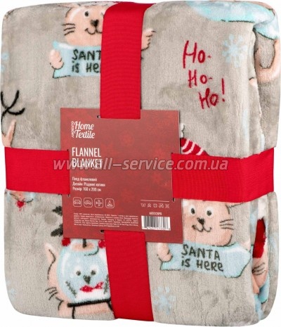 ���� Ardesto Christmas Flannel 160�200�� �������������� ������ (ART0120PB)