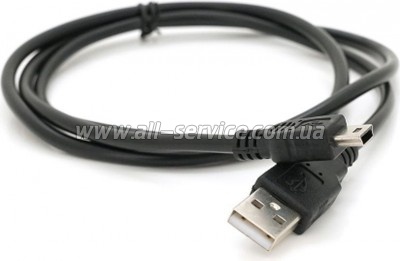���� ������ USB 2.0 AM to Mini 5P 0.8m black Voltronic (YT-C/AM-1MnB/5728)