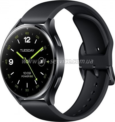 - Xiaomi Watch 2 Black Case With Black TPU Strap (BHR8035GL) (1025028)
