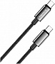 ���� ������ USB-C to USB-C 1.0m 5A 100W zinc alloy braided black ColorWay (CW-CBPDCC098-BK)
