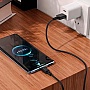 Дата кабель USB 2.0 AM to USB-C 1.0m Cool silicone X90 black HOCO (6931474788443) Дата кабель USB 2.0 AM to USB-C 1.0m Cool silicone X90 black HOCO (6931474788443)