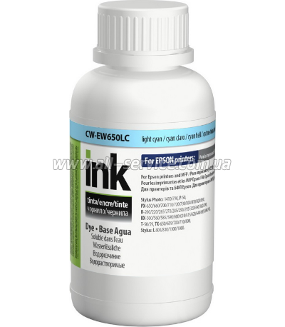  ColorWay Epson SP R270/ 290/ RX500/ TX650 200 Light Cyan (CW-EW650LC02)