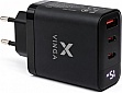 �������� ������� Vinga 2xUSB-C + USB-A Display 65W (VCR65ACCDB)