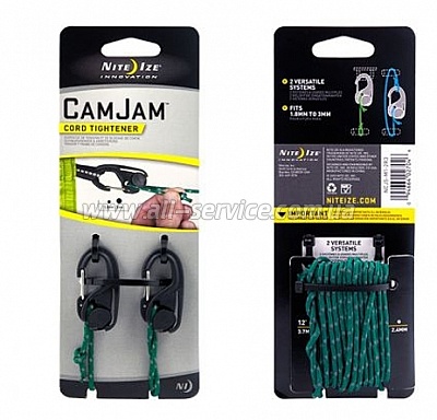   Nite Ize CamJam Small Cord Toghtener with Rope 2  (94664027046)