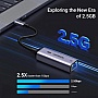 ������� USB-C to RJ45 Ethernet 2500Mbps Ugreen (25052)