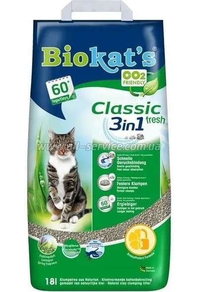 ����������� ��� ������� Biokat's FRESH (3 � 1) 18 � (4002064613796)