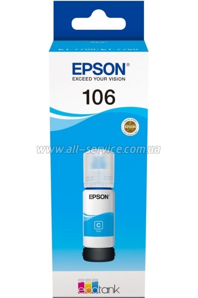  Epson 106 Epson L7160/ 7180 Cyan (C13T00R240)
