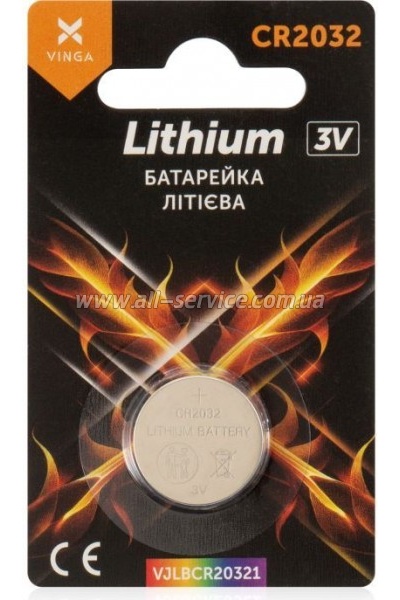  Vinga CR2032 Lithium (VJLBCR20321)