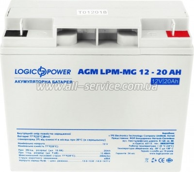 ������� � ��� LogicPower LPM MG 12V 20Ah (6556)