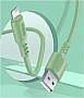���� ������ USB 2.0 AM to Micro 5P 1.0m soft silicone green ColorWay (CW-CBUM042-GR)