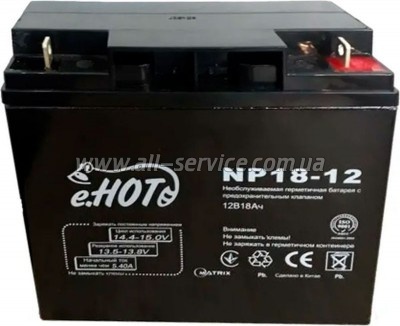 �������������� ������� � ��� Enot 12V 18Ah (NP18-12)
