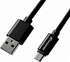 ���� ������ USB 2.0 AM to Micro 5P 1.0m Black Grand-X (FM01BB)