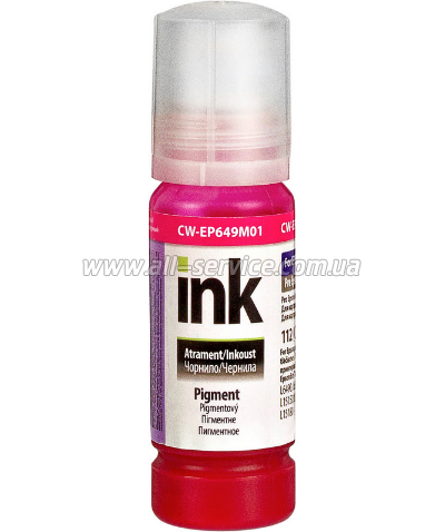  ColorWay Epson 112 Epson EcoTank L6550/ L15150 70 Magenta Pigment (CW-EP649M01)