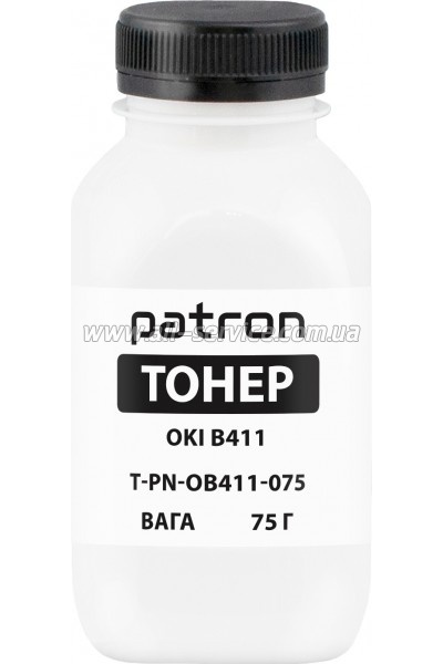 Тонер Patron Oki B411 бутль 75г Black (PN-OB411-075) Тонер Patron Oki B411 бутль 75г Black (PN-OB411-075)