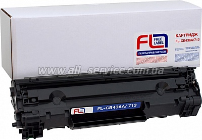 �������� FREE Label HP LJ CB436A / Canon 713 (FL-CB436A/713)
