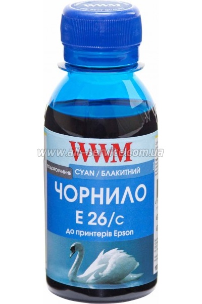  WWM  Epson Expression Premium XP-600/ XP-605 / XP-700 100 Cyan  (E26/C-2)