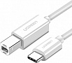 ������ ��� �������� Ugreen USB-C 2.0 to BM 1.5m white (40417)