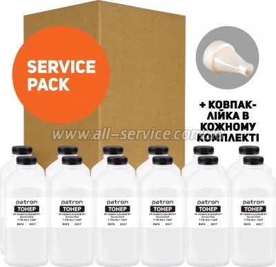 Тонер Patron HP Universal №1 HP LJ 1010/ 1200/ P2035 мешок 10кг/ Service Pack 10х1кг (PN-HU1-10SP) Тонер Patron HP Universal №1 HP LJ 1010/ 1200/ P2035 мешок 10кг/ Service Pack 10х1кг (PN-HU1-10SP)