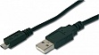 ���� ������ USB 2.0 AM to Micro 5P 1.8m Digitus (AK-300127-018-S)