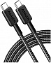 ���� ������ USB-C to USB-C 0.9m 322 Black Anker (A81F5G11)
